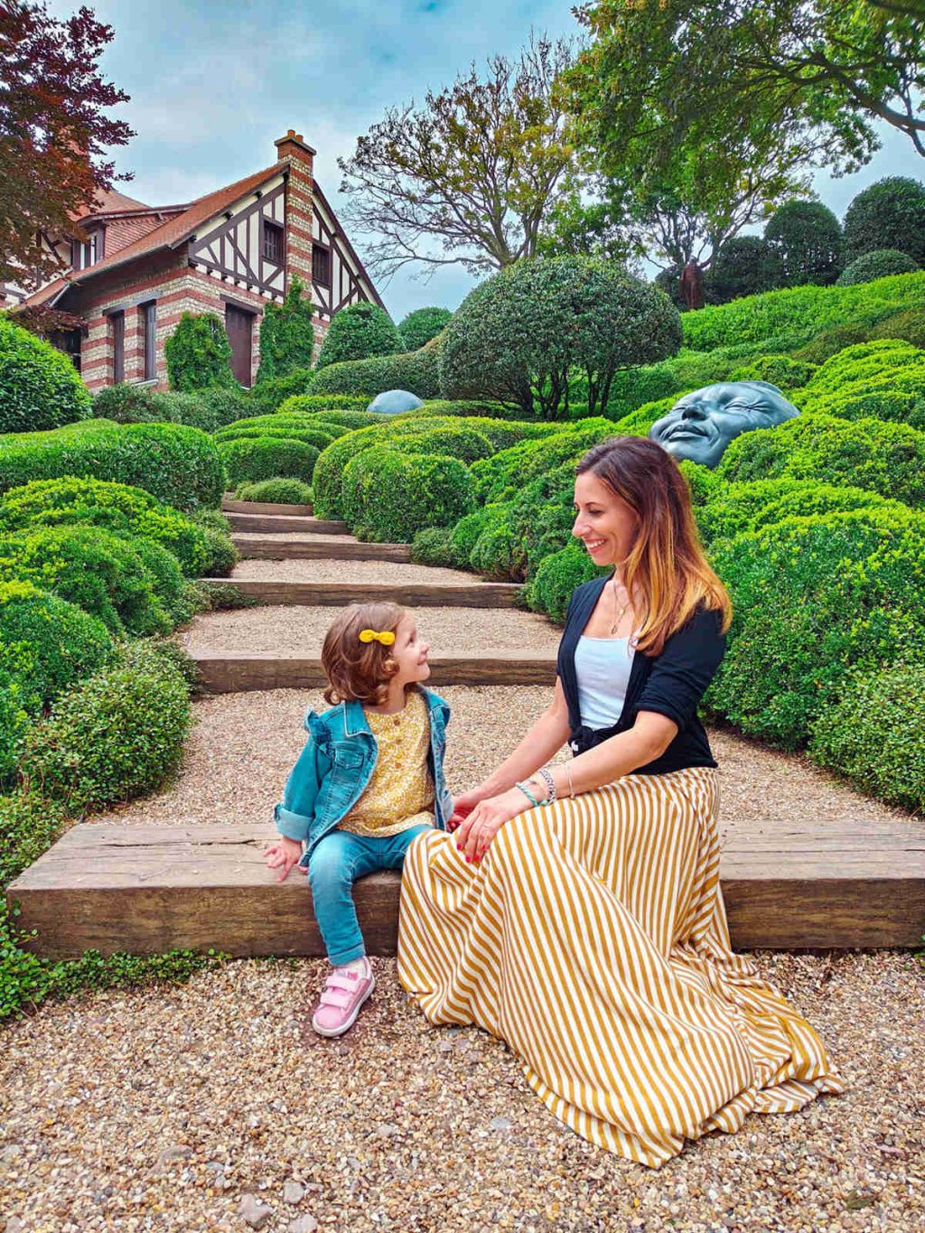 visitare i giardini di etretat con bambini